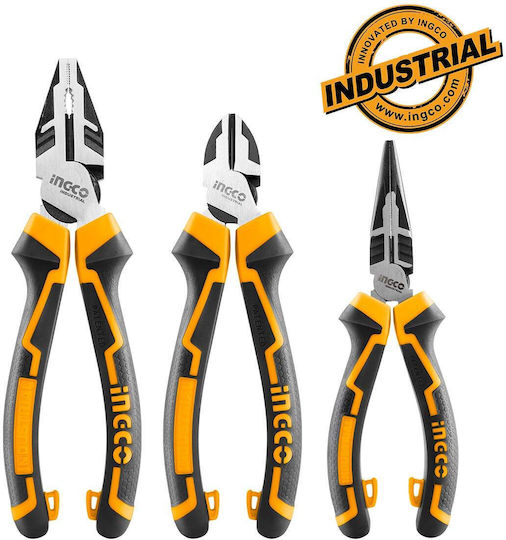 Ingco Pliers set Length 200mm 3pcs