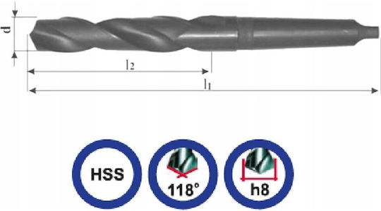Drill Bit 43.0 Rn Cutter 359-210 Hss Belt Mk4