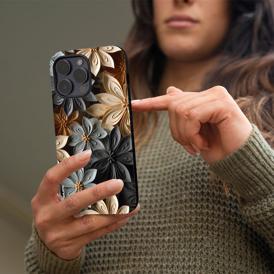 Sonique 3D Flower Series Case for Oneplus 12r 5g Grey