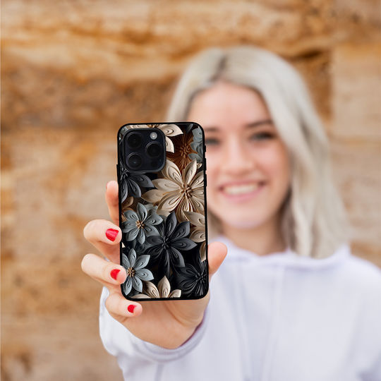 Sonique 3D Flower Series Case for Oneplus 12r 5g Grey