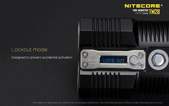 NiteCore Επαναφορτιζόμενος Φακός LED IPX8 με Μέγιστη Φωτεινότητα 6000lm