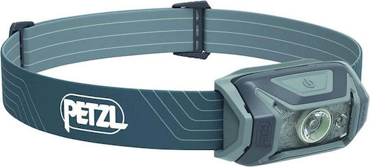 Petzl Headlamp LED IPX4 with Maximum Brightness 350lm Tikka Gray