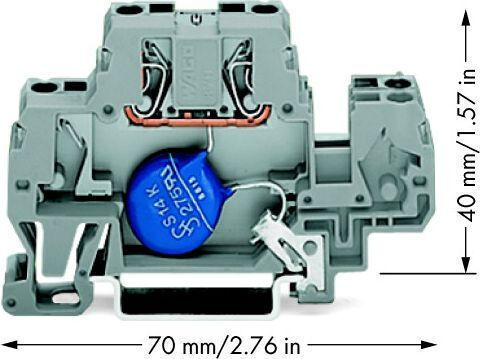 Wago Terminal block Electrical Panel 870-523/281-582