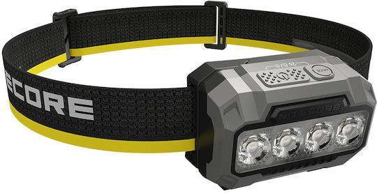 NiteCore Челник LED IP68 с Максимална Яркост 600лм HA23 Черен