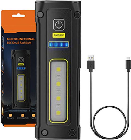 Superfire Wiederaufladbar Taschenlampe LED Schwarz