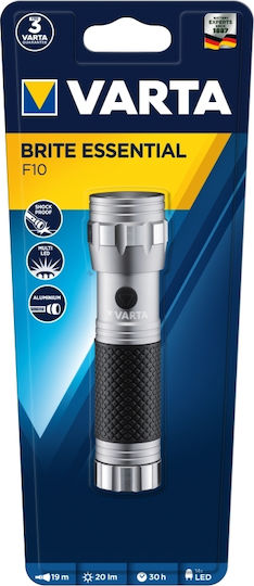 Varta Φακός LED με Μέγιστη Φωτεινότητα 20lm Brite Essential F10