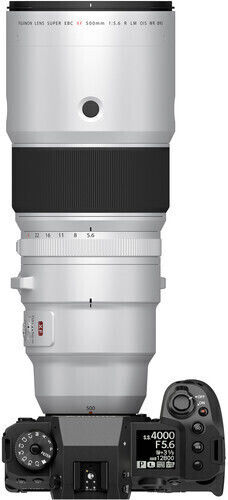 Fujifilm Crop Φωτογραφικός Φακός XF 500mm f/5.6 R LM OIS WR Super Telephoto για Fujifilm X Mount Λευκός