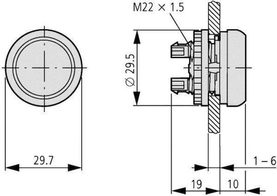 Eaton Partea din față Panou Electric 216927