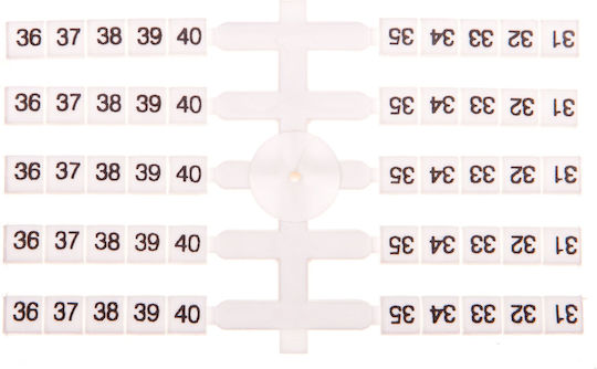 ETI Electrical Panel Labeling Accessory 10pcs 003901758