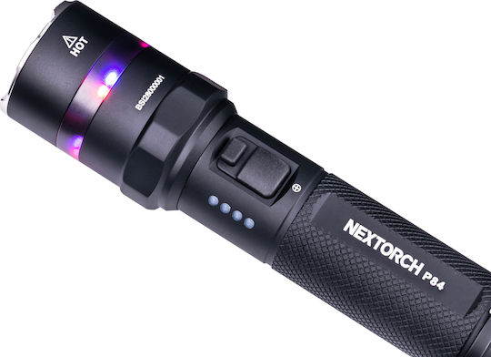 Nextorch Taschenlampe LED mit maximaler Helligkeit 3000lm Rot