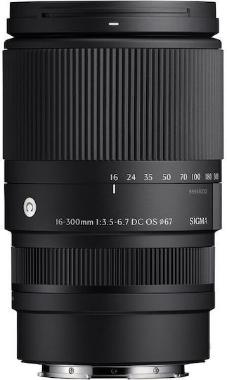Sigma Crop Φωτογραφικός Φακός 16-300mm f/3.5-6.7 DC OS Contemporary Macro για Fujifilm X Mount Μαύρος