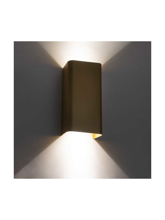 Nowodvorski Bergen Modern Lamp Wall with Socket GU10 Gold 23x23cm