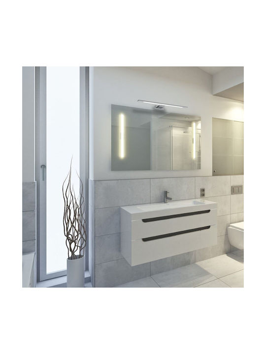 Eko Light Φωτιστικό Μπάνιου με Ενσωματωμένο LED Ασημί 115εκ.