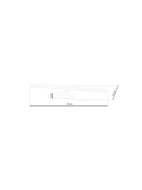 Eko Light Modern Lumină de Baie cu LED Integrat Alb