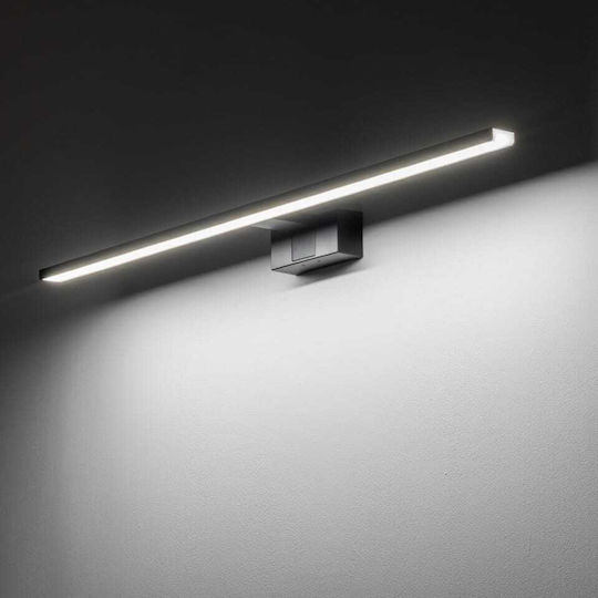 Nowodvorski Lamp Bathroom with Integrated LED and Natural White Light Black 80x12.8x5cm