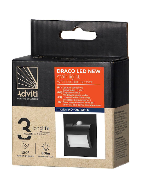 Orno Lumină De perete LED Negru