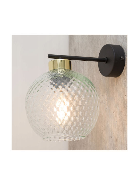 TK Lighting Φωτιστικό Τοίχου με Ντουί E27 Μαύρο