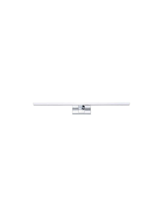 Nowodvorski Lamp Bathroom with Integrated LED and Warm White Light Silver 60x5.1cm