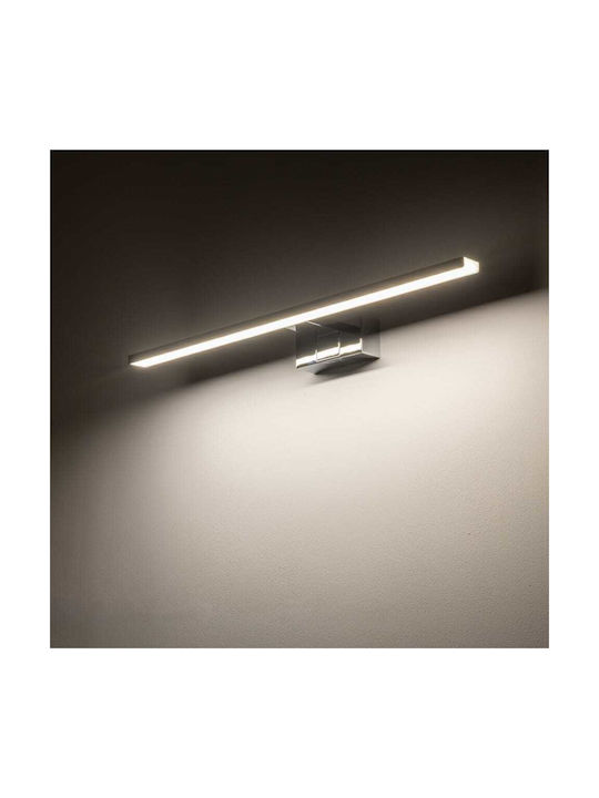 Nowodvorski Lamp Bathroom with Integrated LED and Warm White Light Silver 60x5.1cm