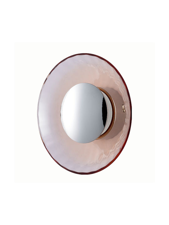 Sun Light Leuchte Wand Silber 22x10cm