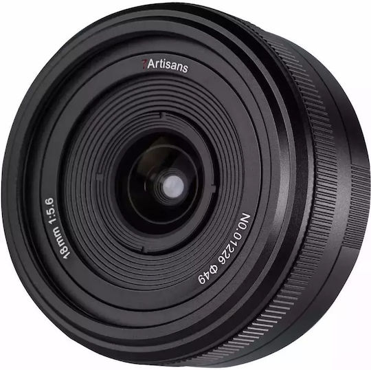 7artisans Full Frame Φωτογραφικός Φακός Photoelectric 18mm f/5.6 Pancake / Wide Angle για Leica L Mount Μαύρος
