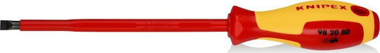 Knipex Κατσαβίδι Ηλεκτρολόγου 1000V Ίσιο