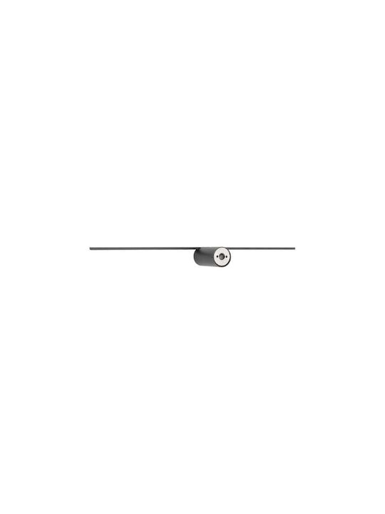 Nowodvorski Spin S Modern Lamp Wall with Integrated LED and Warm White Light Black 66x12.5x5.5cm
