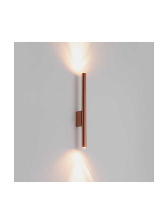 Nowodvorski Laser Modern Leuchte Wand mit Fassung G9 Kupfer 40x6.5x2.5cm
