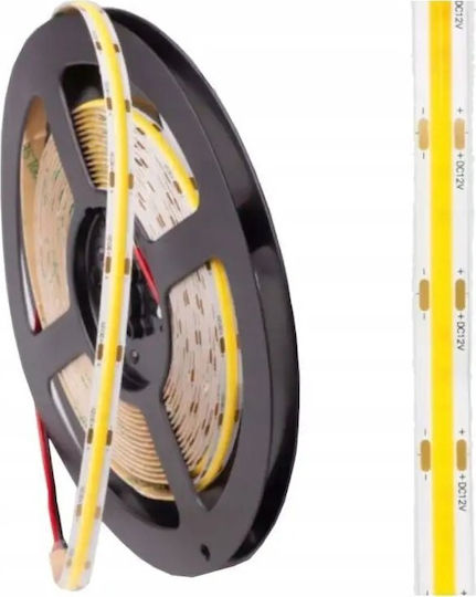 Eco Light LED-Streifen 12V Warmes Weiß Licht 5m Typ COB