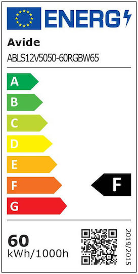 Avide Waterproof LED Strip ABLS12V5050-60RGBW65 12V Natural White Light 5m Type SMD2835