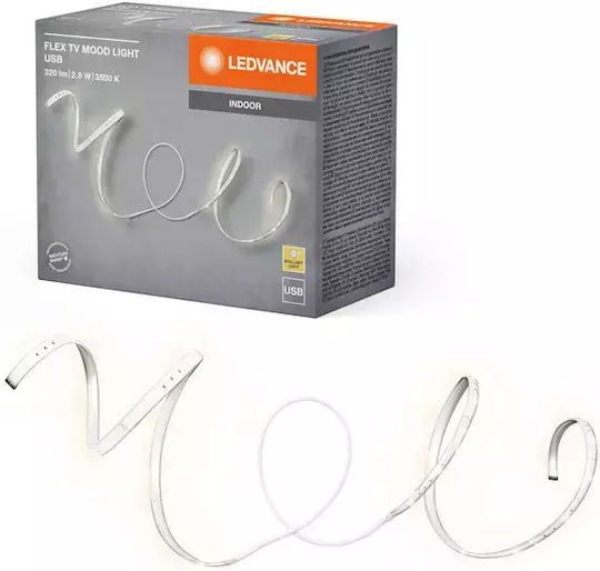 Ledvance Ταινία LED Τηλεόρασης USB 5V RGB Φως 2x50cm Τύπου SMD5050 με Τροφοδοτικό & Τηλεχειριστήριο
