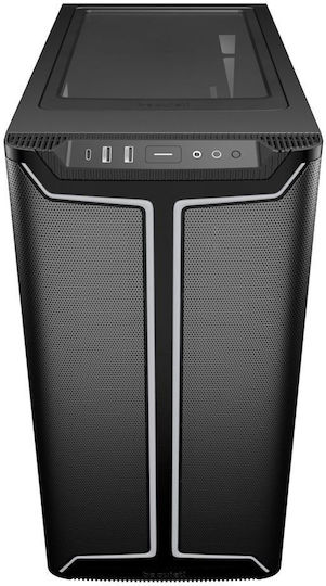 Be Quiet Pure Base 501 DX Gaming Midi Tower Κουτί Υπολογιστή με Πλαϊνό Παράθυρο και RGB Φωτισμό Μαύρο