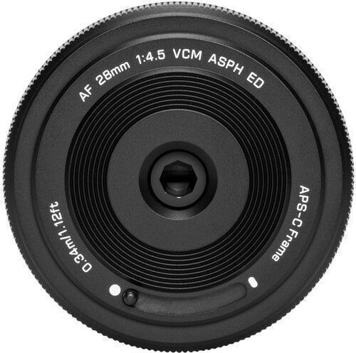 Viltrox Full Frame Camera Lens AF 28mm f/4.5 XF Pancake for Fujifilm X Mount Black