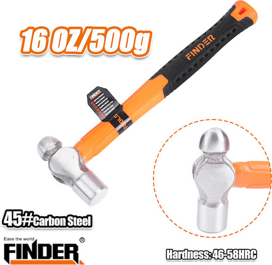 Finder Ciocanul 500gr cu Mâner de Plastic 191330
