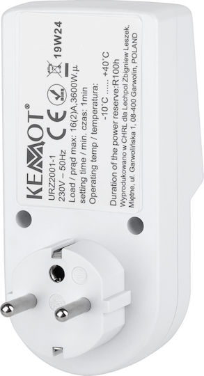 Digital Weekly Timer Socket with Random Programming Option