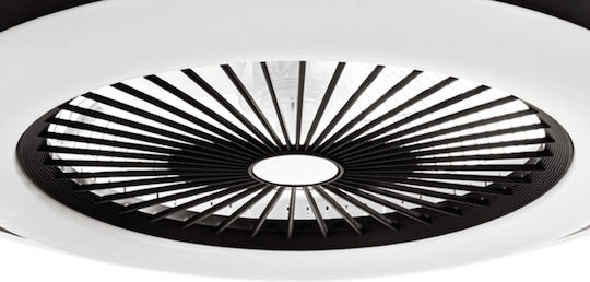 Eko Light Zonda Ceiling Fan 60cm with Light Fixture Black