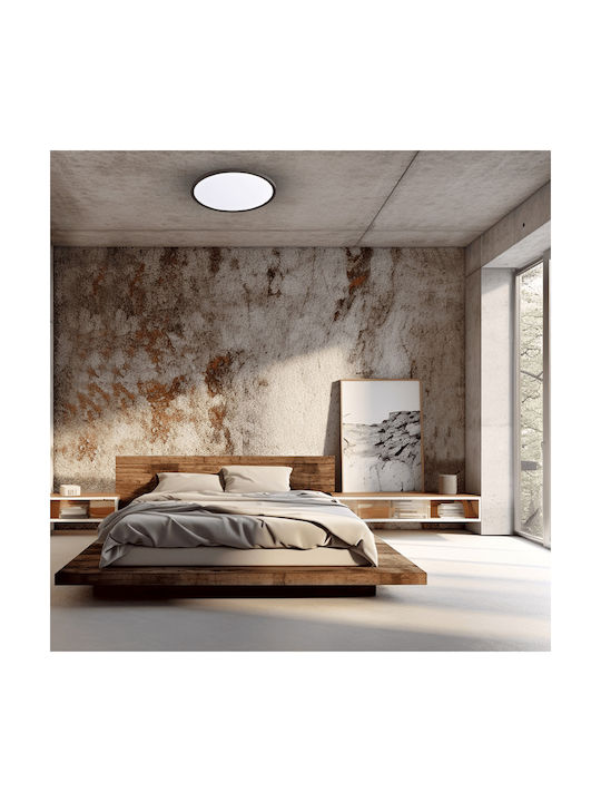 Eko Light Deckenleuchte Schwarz mit Integrierter LED