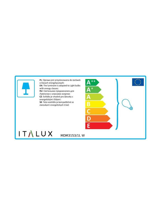Italux Deckenleuchte Weiß