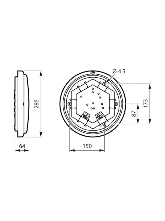 Philips Πλαφονιέρα LED Philips Πλαφονιέρα LED