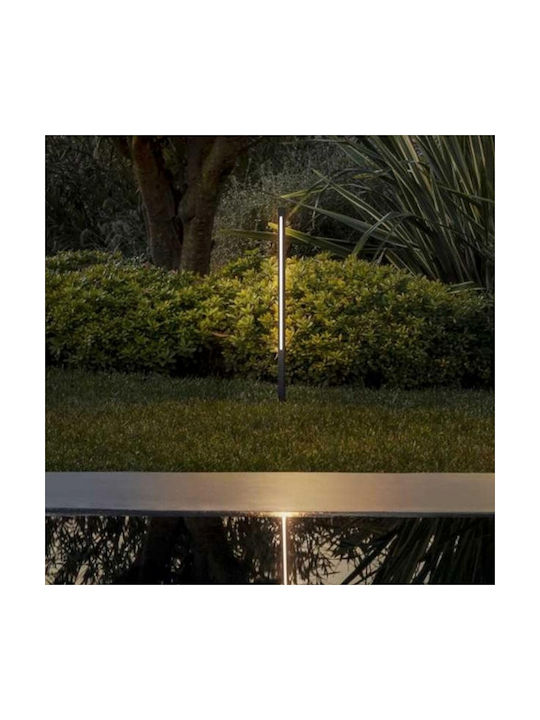 Ideal Lux Jedi Outdoor Floor Lamp Small Post 25W with Warm White Light IP65 Black
