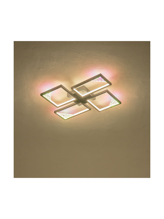 Eurolamp Πλαφονιέρα Οροφής 58εκ. με Ενσωματωμένο LED