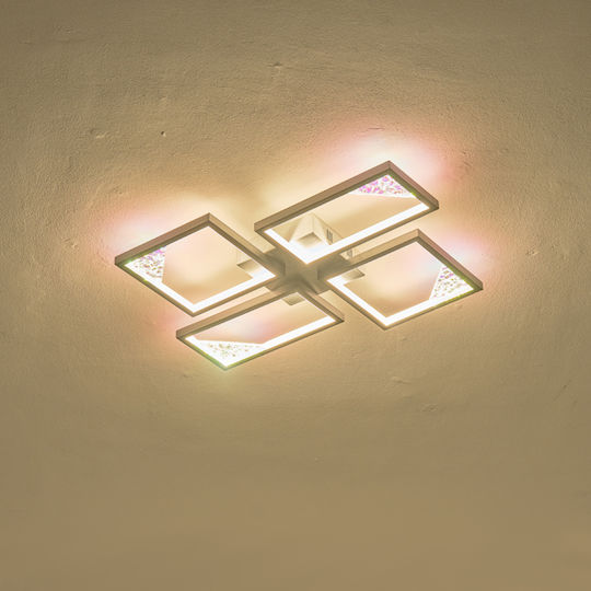 Eurolamp Таванно осветление 58бр Черен с Вграден LED