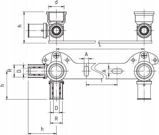 Perfexim Pipe Connection 16mm 62-741-0100-000