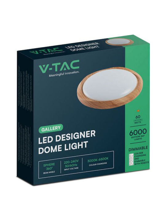 V-TAC Πλαφονιέρα LED με Τηλεχειριστήριο V-TAC Πλαφονιέρα LED με Τηλεχειριστήριο