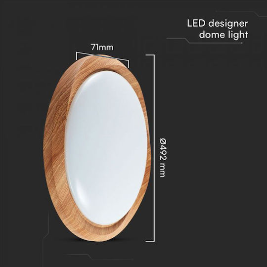 V-TAC Deckenleuchte mit Integrierter LED und Fernbedienung