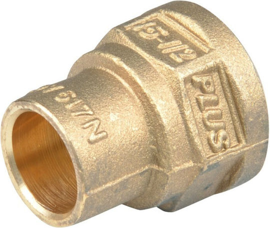 kcherouvim Weiblich Pneumatische Verschraubung Messing 1/4" 35mm 0207.3504