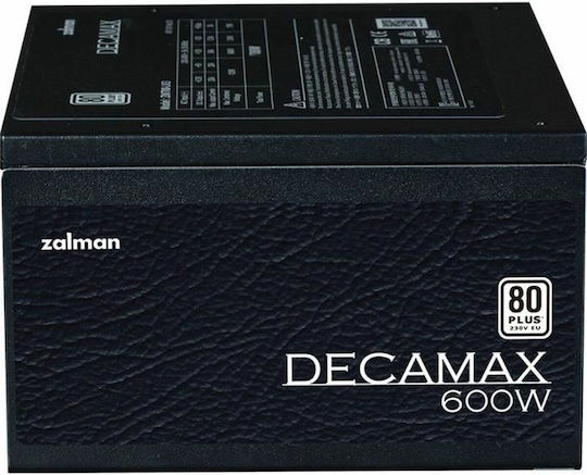 Zalman Decamax 600W Schwarz Computer-Netzteil Semi-Modular 80 Plus Standard