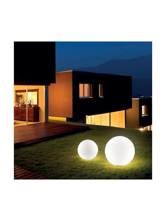 Ideal Lux Sole Pt1 Lamp Globe Outdoor 60W IP65 for Socket E27 White