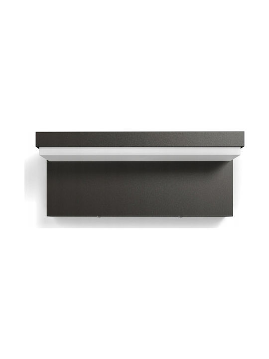 Philips MyGarden Bustan Φωτιστικό Κολωνάκι LED Εξωτερικού Χώρου 5W με Θερμό Λευκό Φως IP44 Μαύρο