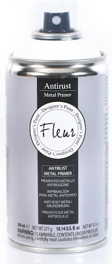 Fleur Spray Grundierung Primer Antirugginespray mit Metallisch Effekt Transparent 300ml